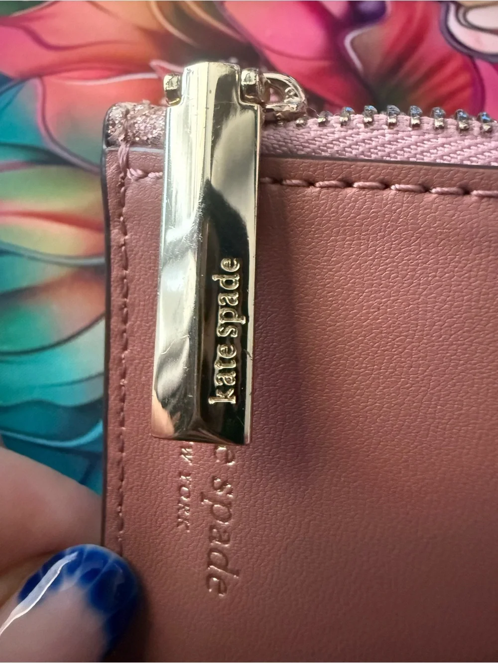 Kate Spade Bifold Wallet - Rose Gold